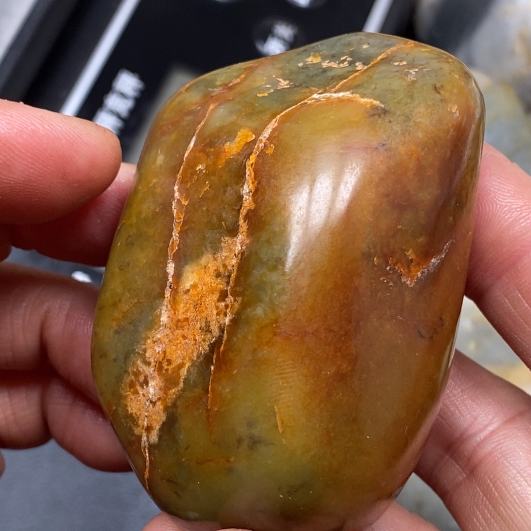 和田玉挂件银S925镀金镶嵌