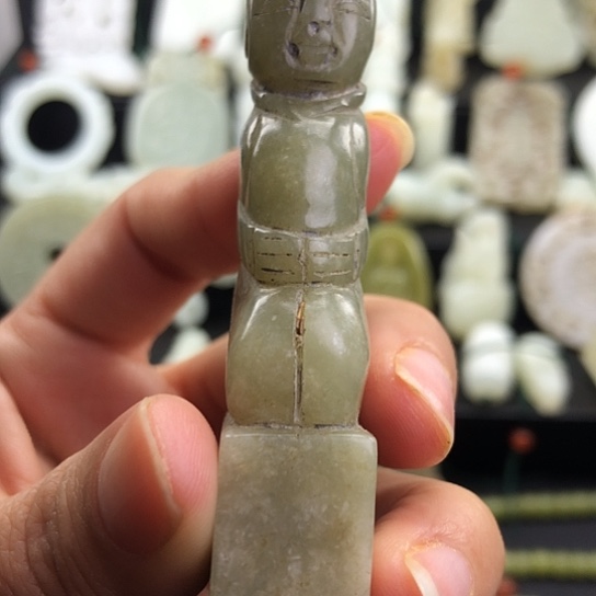 和田玉未镶嵌挂件