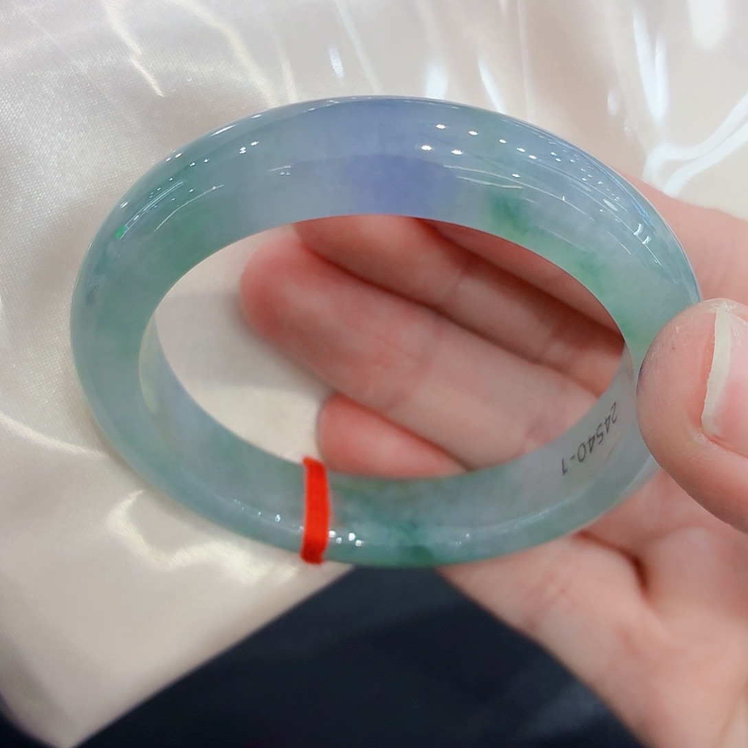 翡翠未镶嵌手镯翡翠51-52圈口