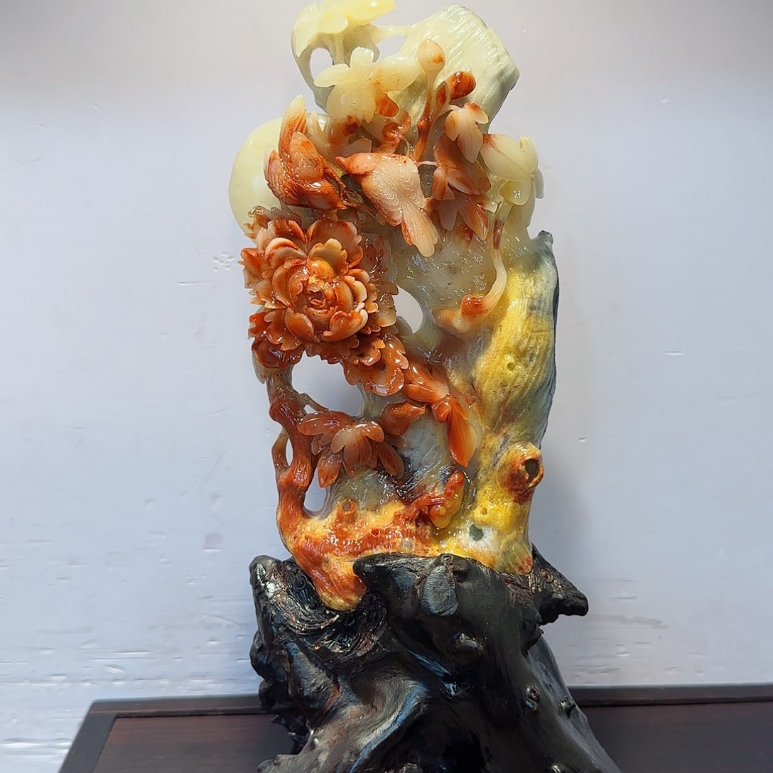 寿山石用***发寿山石摆件