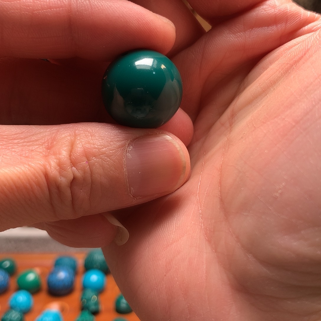 琉璃颈饰D****K地狱色20mm圆珠