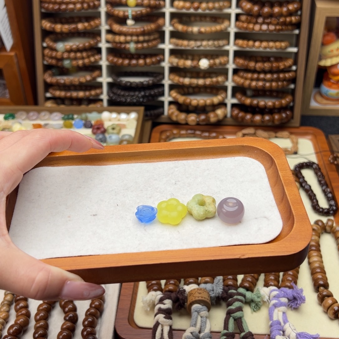 ʚ***美把件库克1紫胖扣子➕2小花➕1玫瑰花