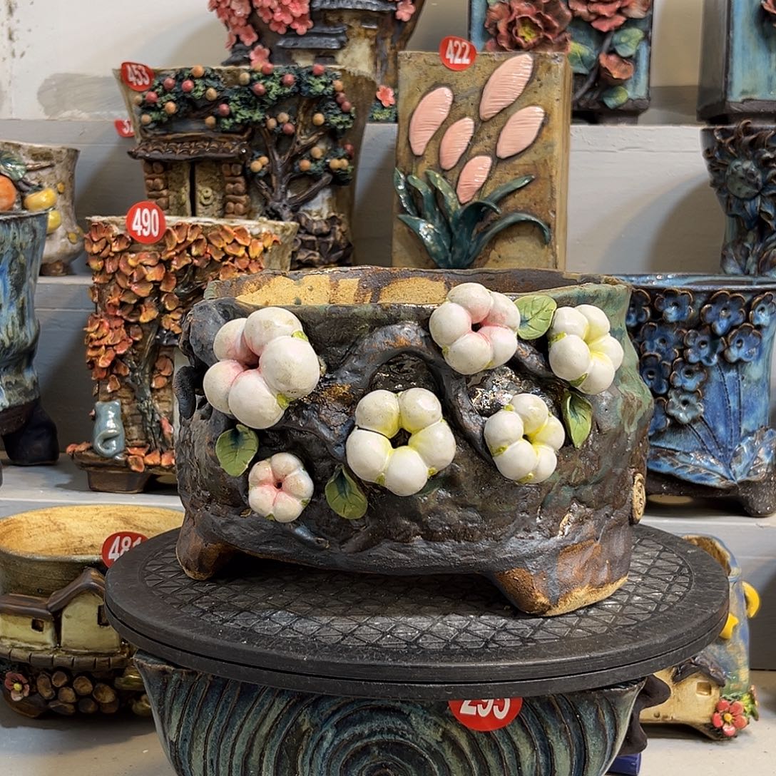 微瑕2 号陶然花器手工花盆