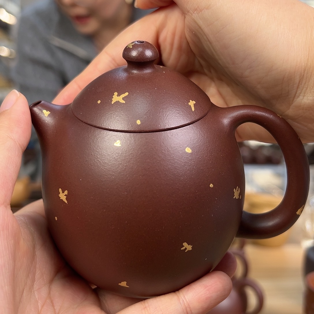 紫砂茶壶黄龙山原矿紫砂300