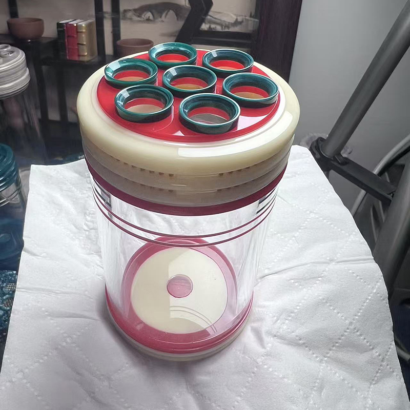 天津谭金声系列顶天立地姊妹款七眼蝈蝈叫罐韩国奶奶灰眼圈