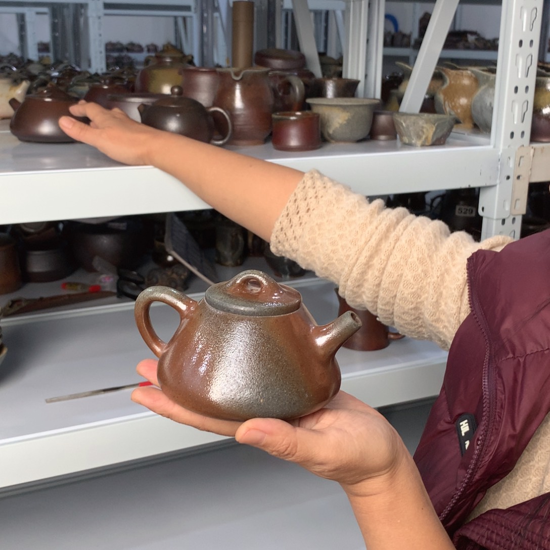 紫砂茶壶纯自然柴烧