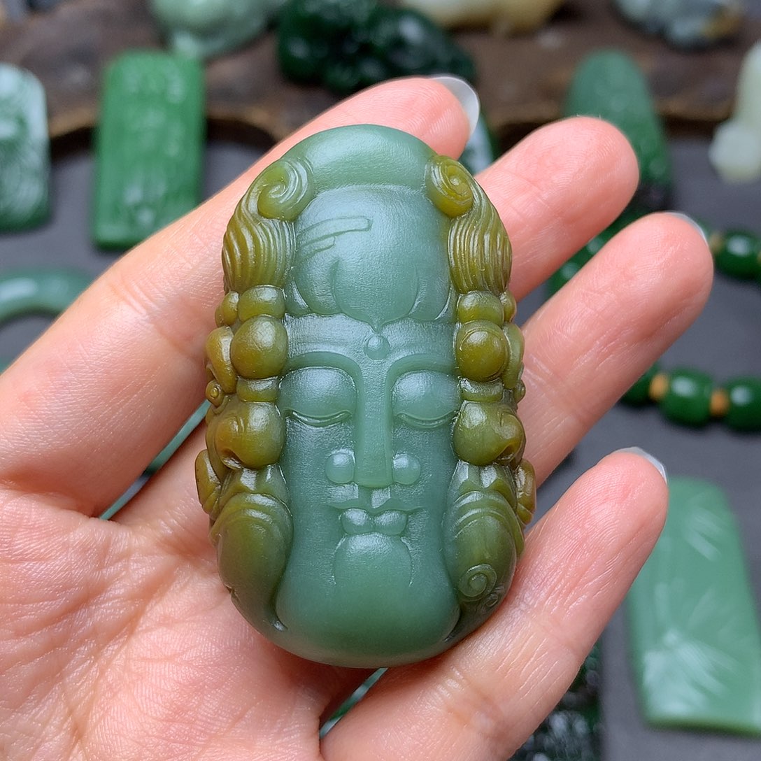 和田玉颈饰未镶嵌踏**途