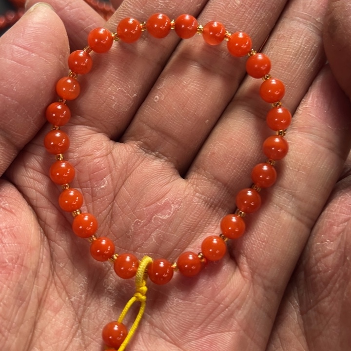 南红玛瑙手链合金Y