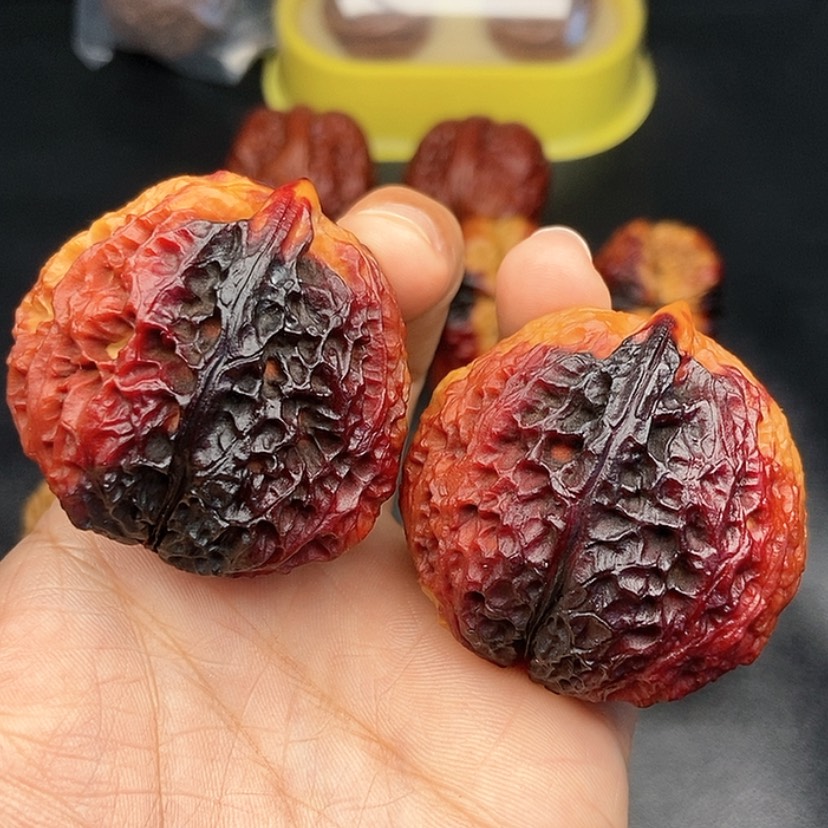 【闪购商品】把件文玩核桃43尺大寿桃55.7克