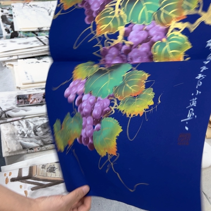 国画纯手绘作品欣赏图