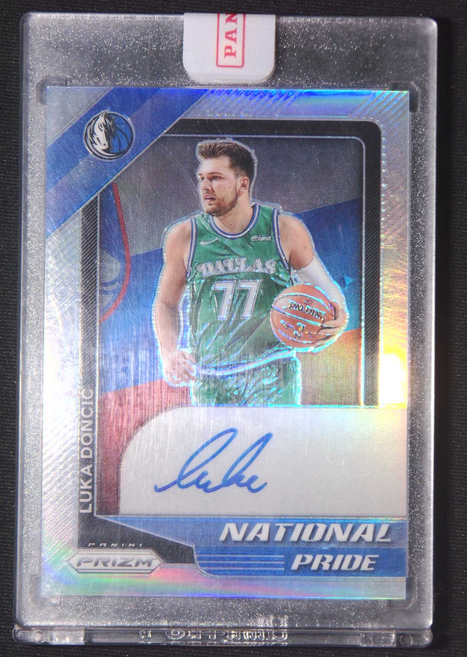 【直播开价】卢卡东契奇 银折 国宝 手提 亲笔签名 球星卡 