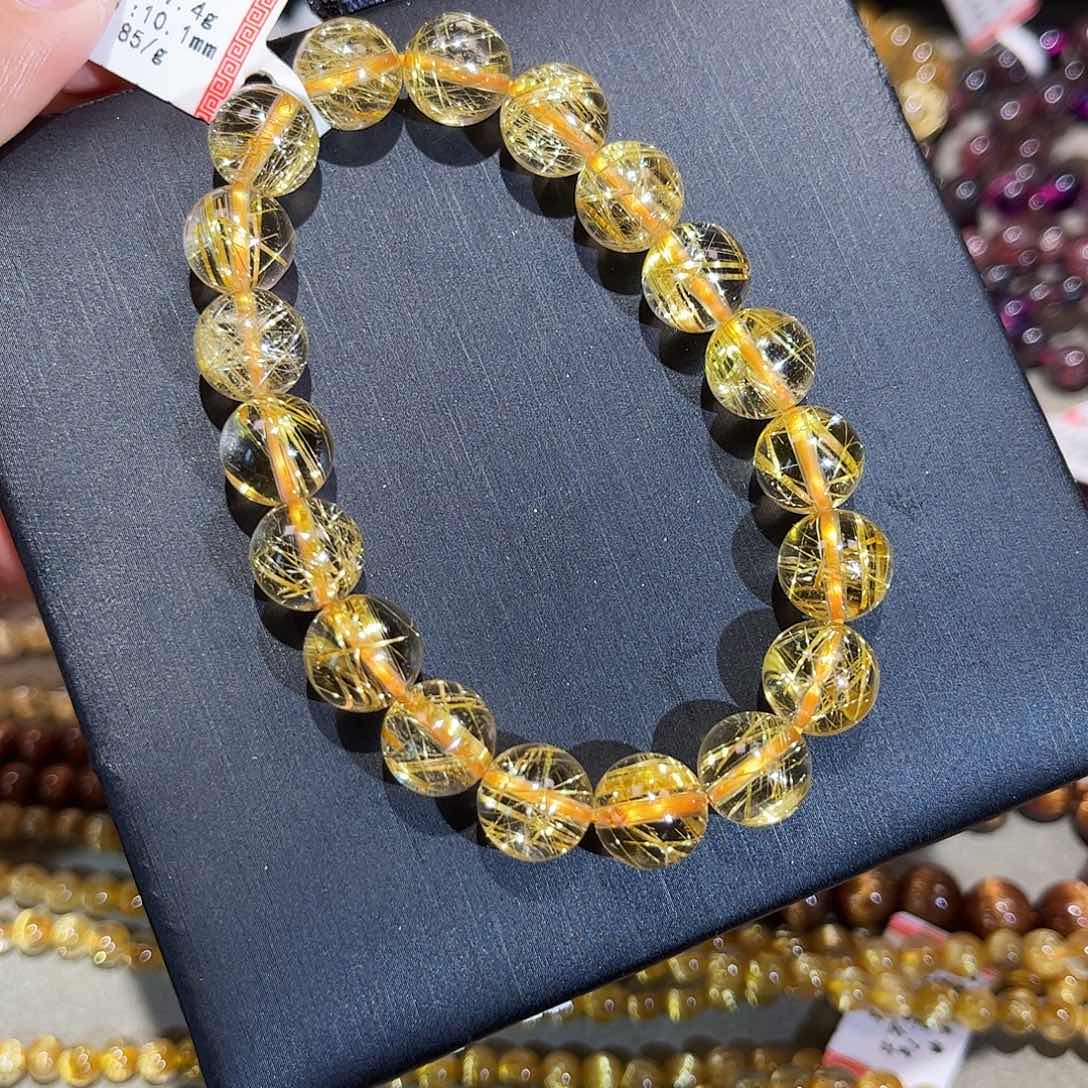 水晶手链未镶嵌风****风钛晶手串