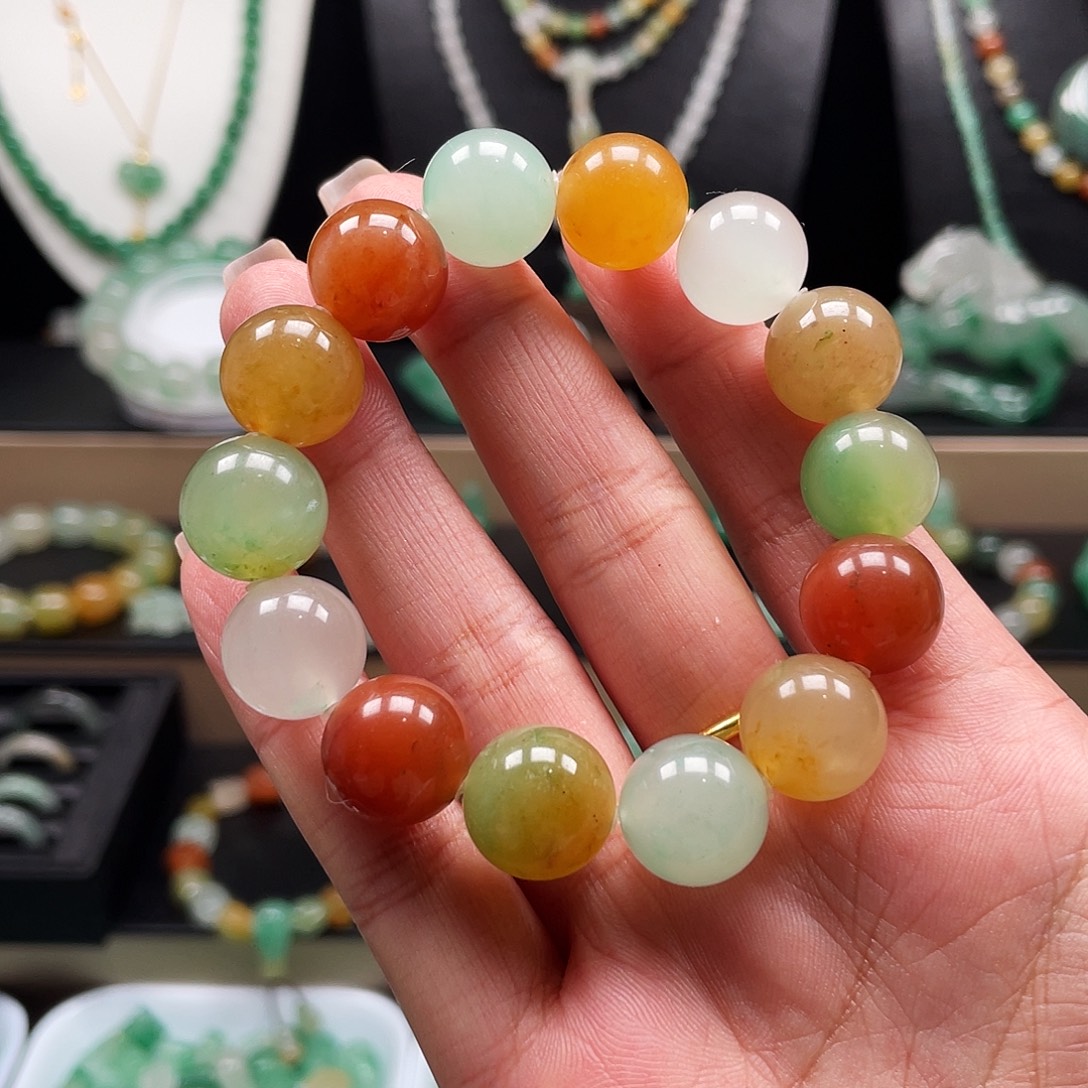 石英质玉未镶嵌手链