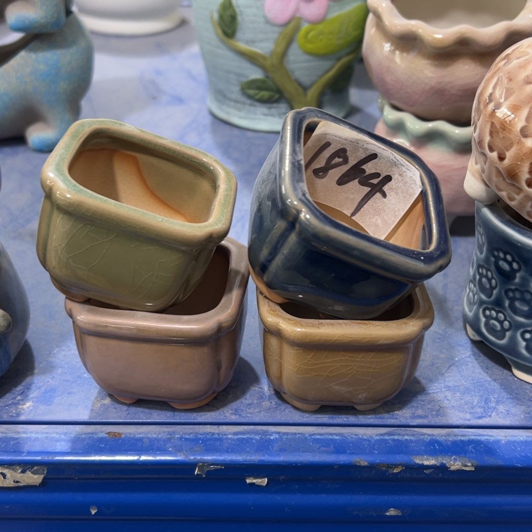 陶瓷多肉小花盆@@1864
