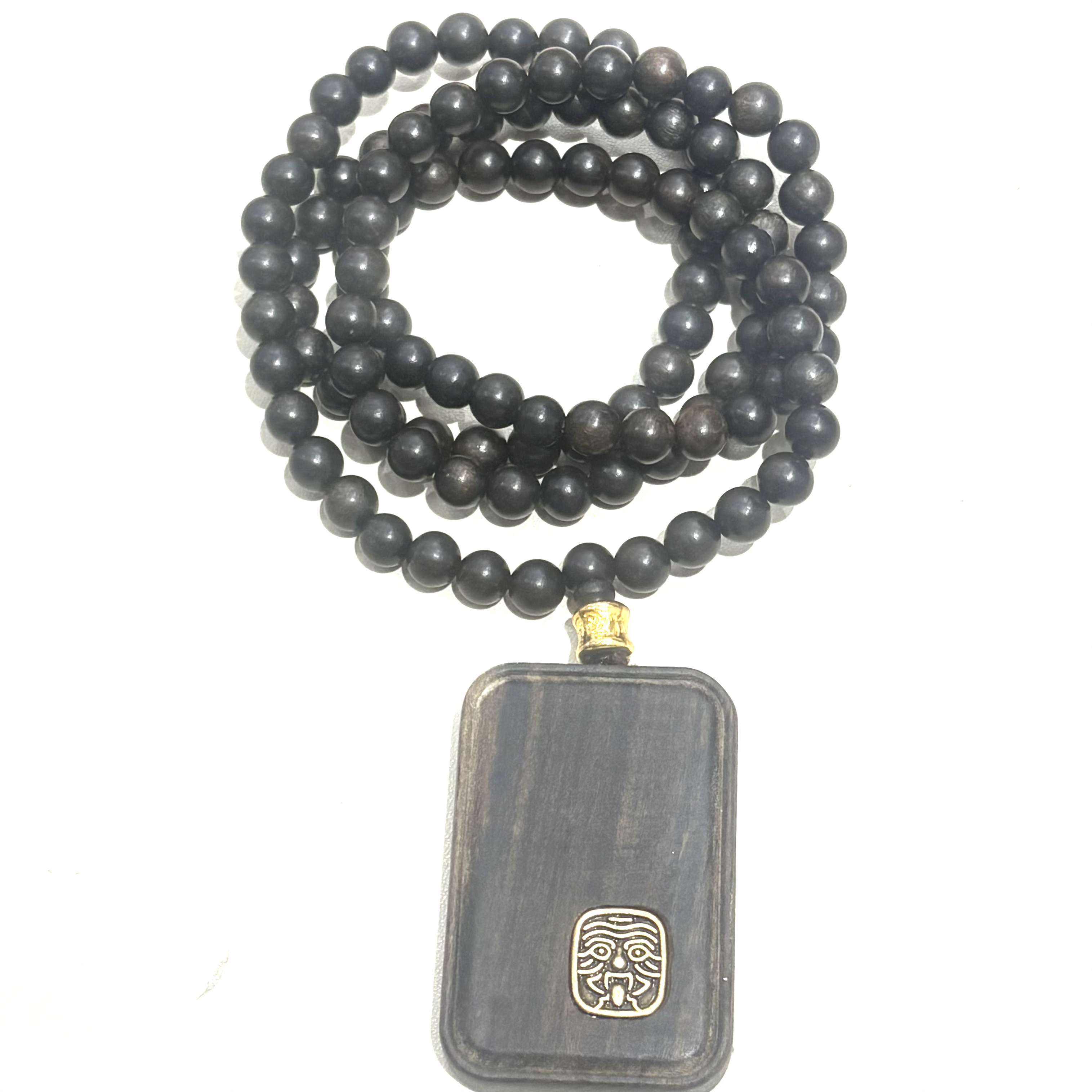 沉香《胡老板》D918-国风气质设计款沉香牌子吊坠