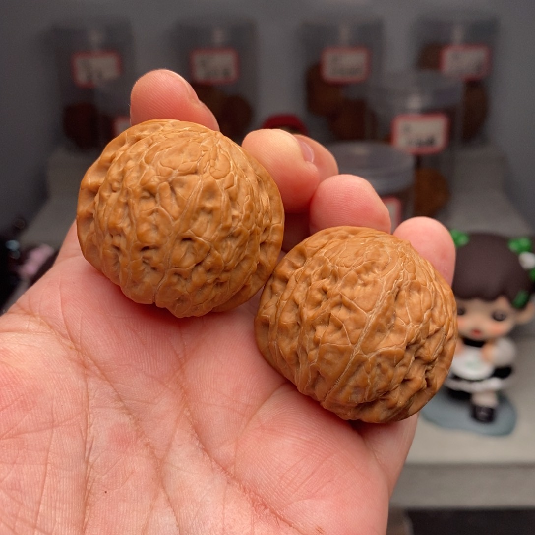 文玩核桃把件39+铁锤