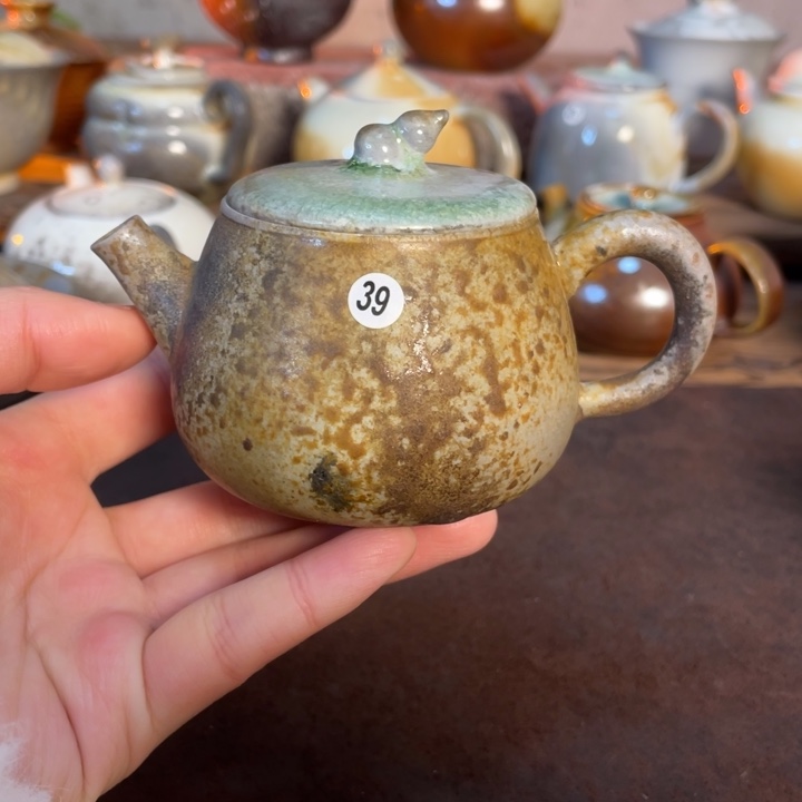 柴烧 壶 39 微瑕不退不换