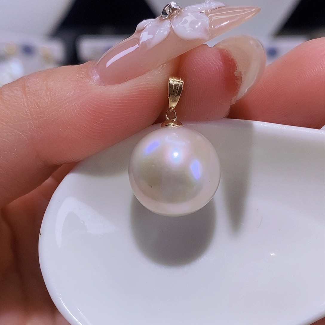 淡水珍珠颈饰18K金镶嵌『****』