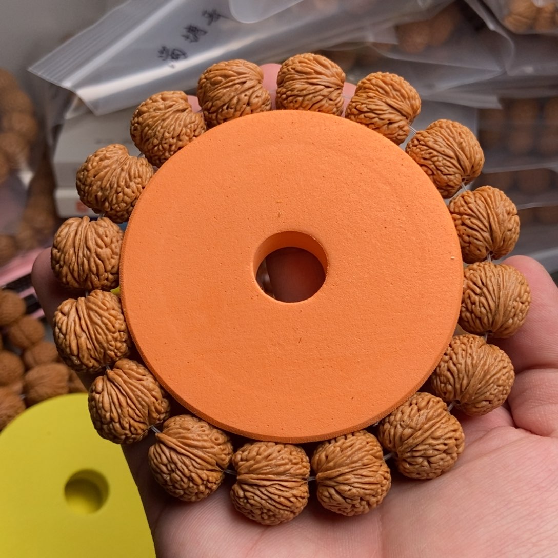 桃核手串豆*涵龙鳞凤尾桃核手串