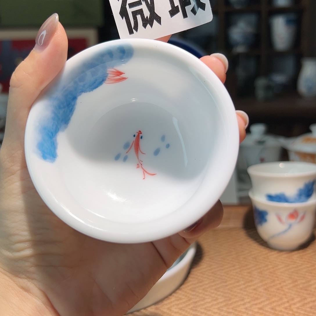 【闪购商品】微瑕 手绘 压手杯
