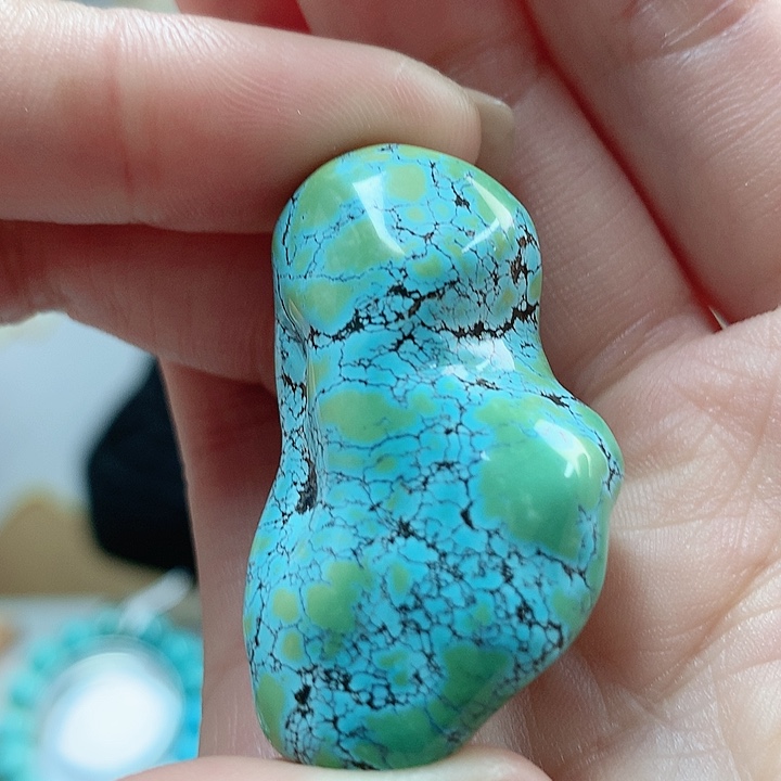 绿松石珠宝奇石未镶嵌