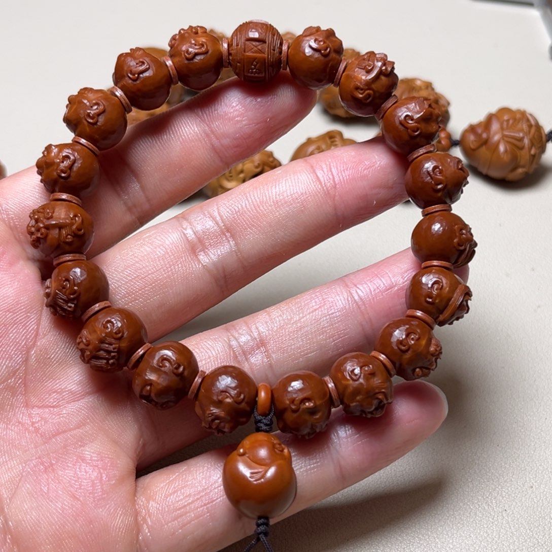 大***鹏手串橄榄核橄榄核