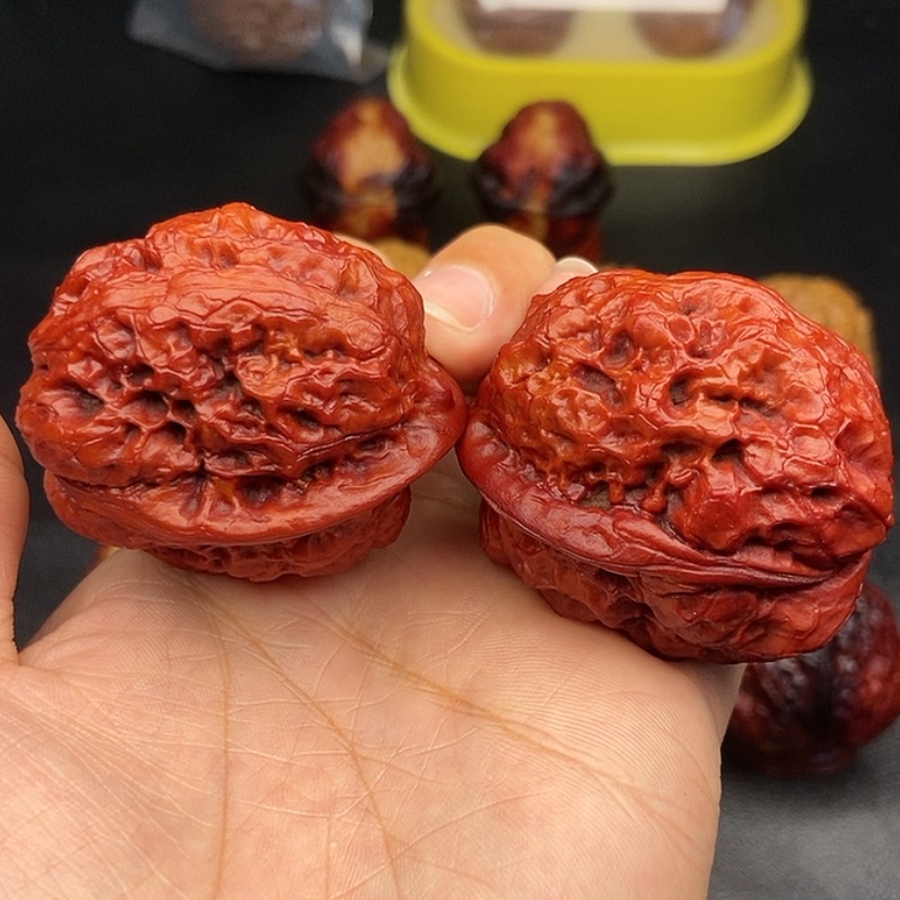 【闪购商品】把件文玩核桃44尺金蟾王58克