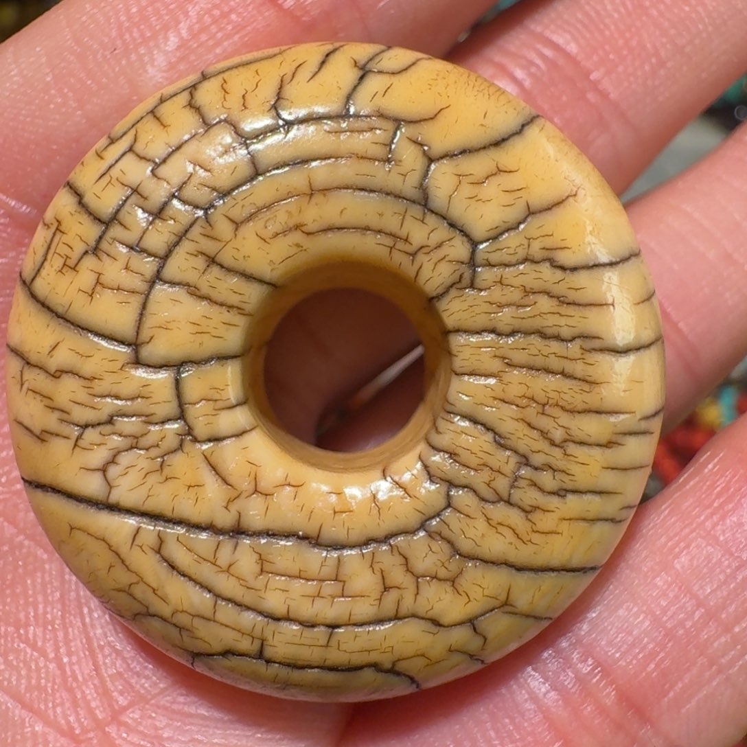 银S925牙牙面包圈一个