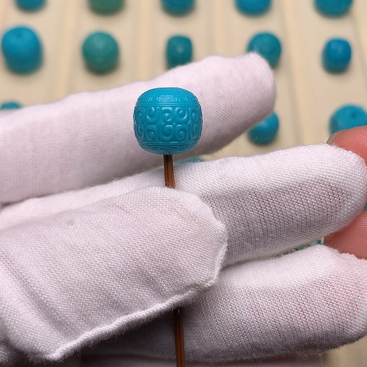 绿松石未镶嵌绿松石回纹11.4