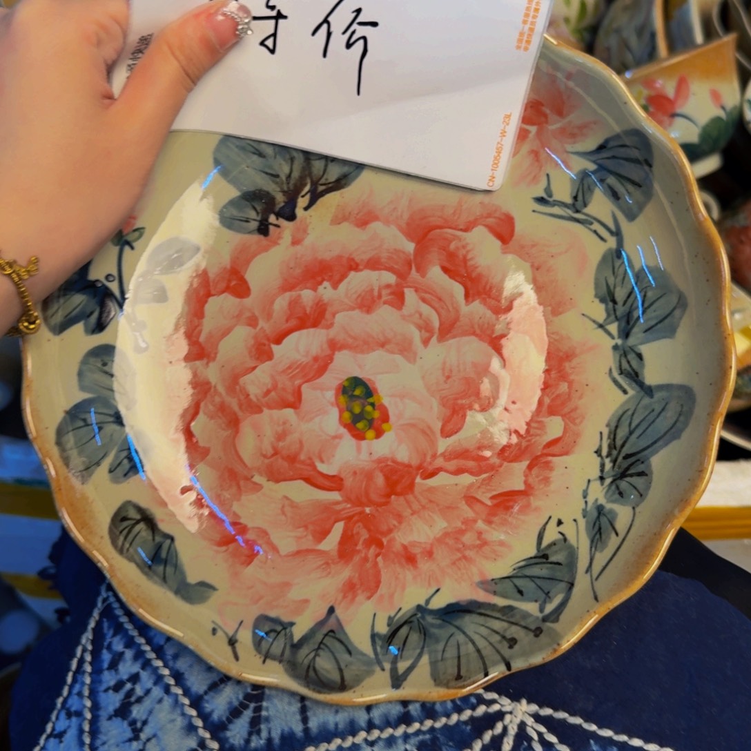 瓷片景德镇陶瓷手工手绘