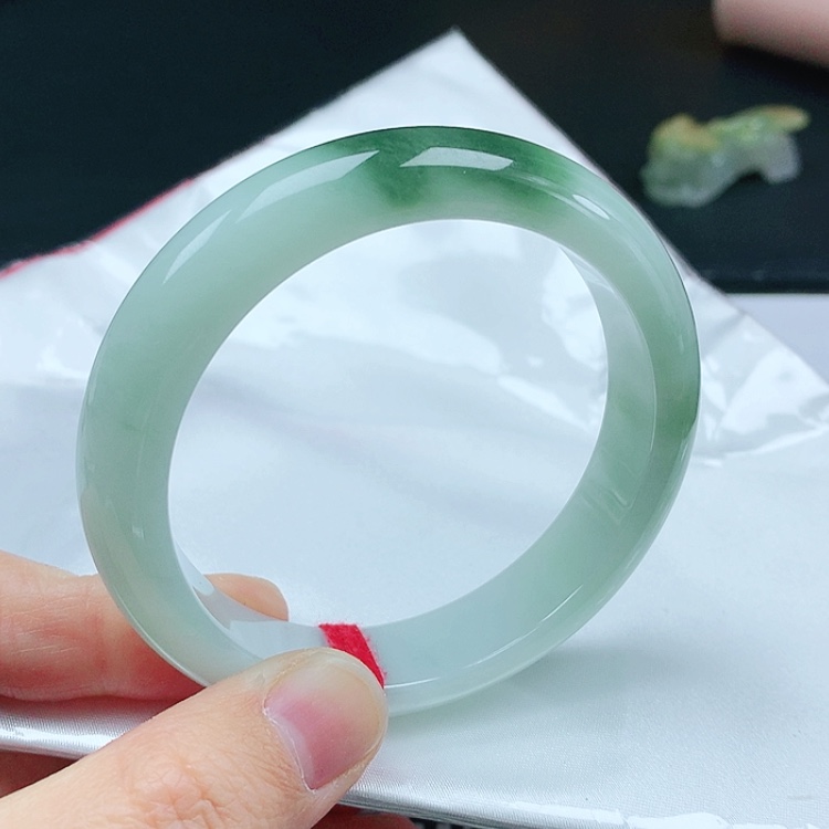 【闪购商品】翡翠手镯未镶嵌天然翡翠手镯