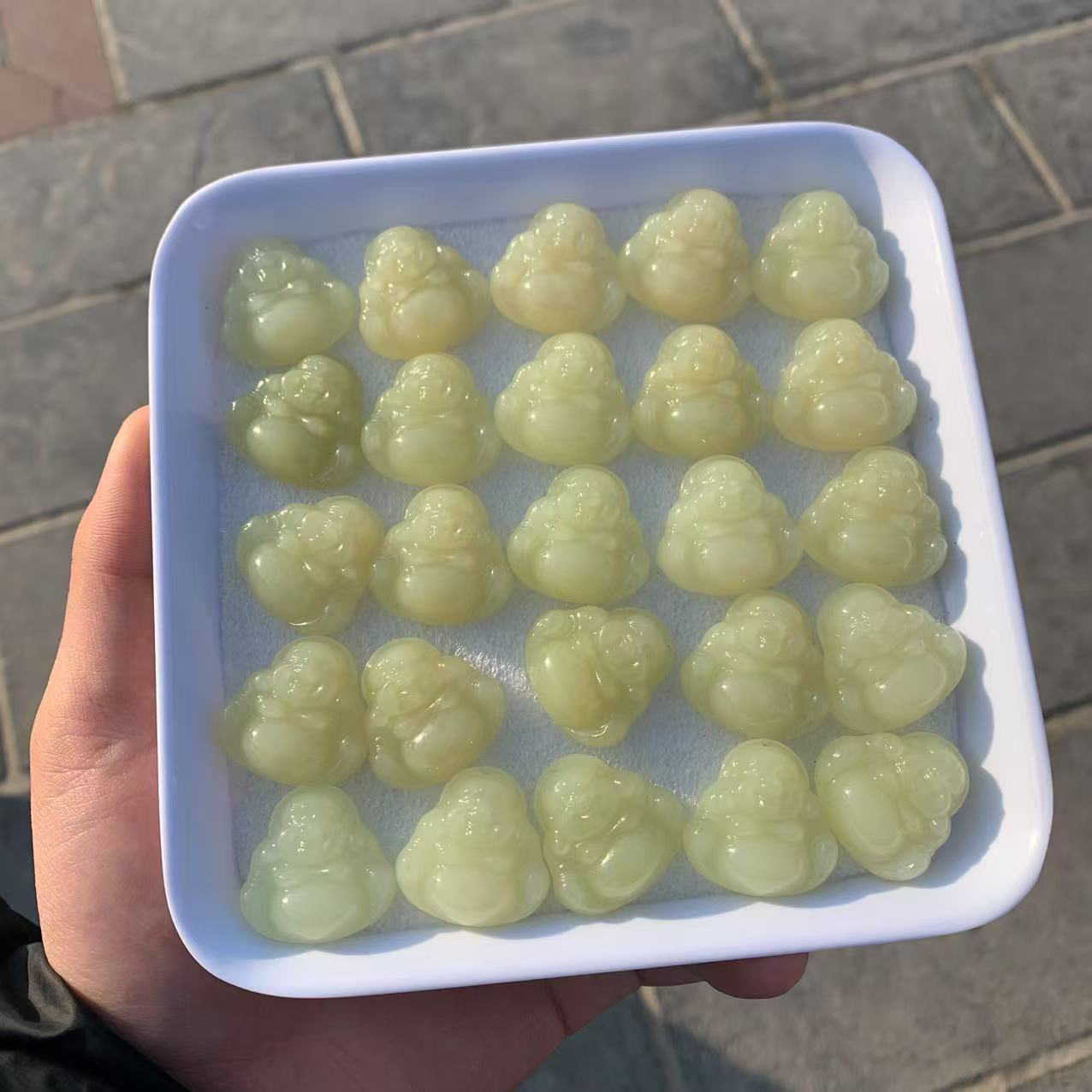 天然和田玉黄口佛公吊坠多样性发货拍一发一 代购