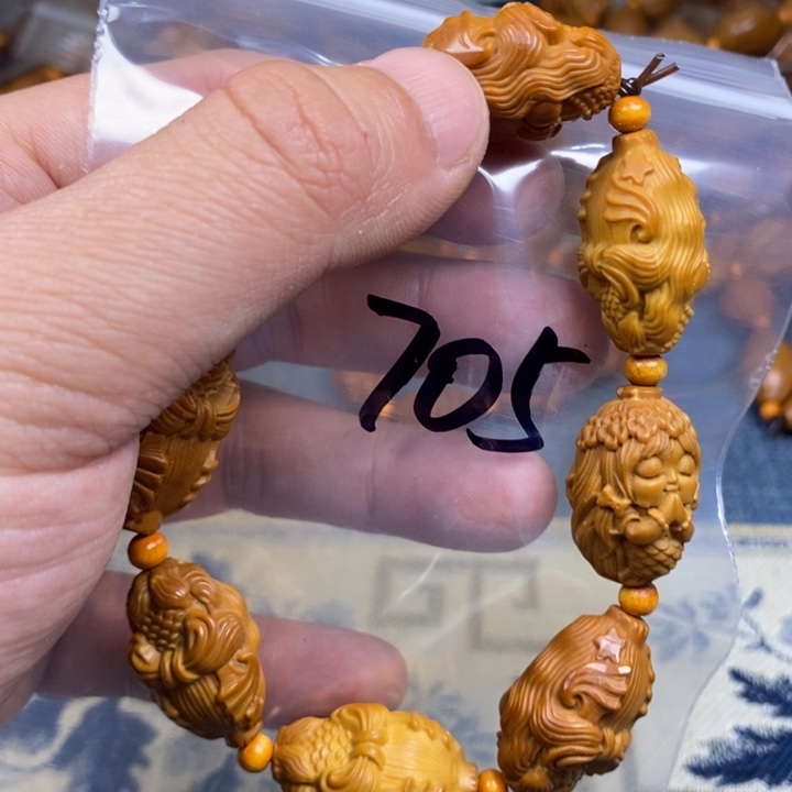 橄榄核手串/手链橄榄核雕工艺手串