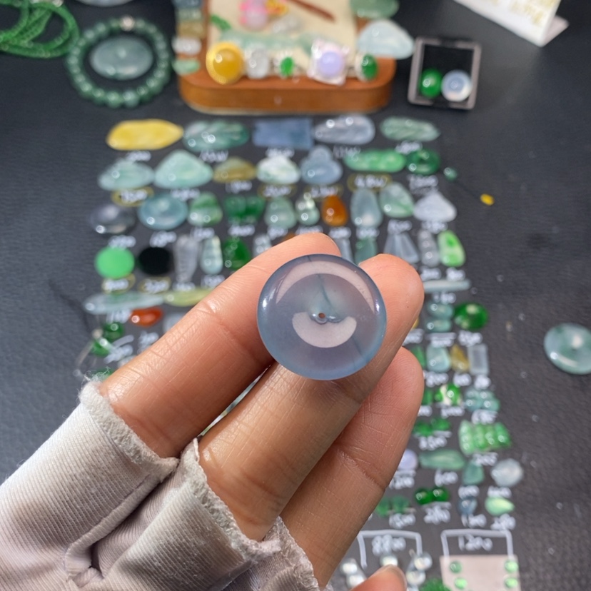 【闪购商品】翡翠挂件未镶嵌扣子