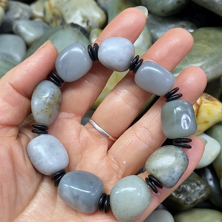 知***一和田玉未镶嵌挂件