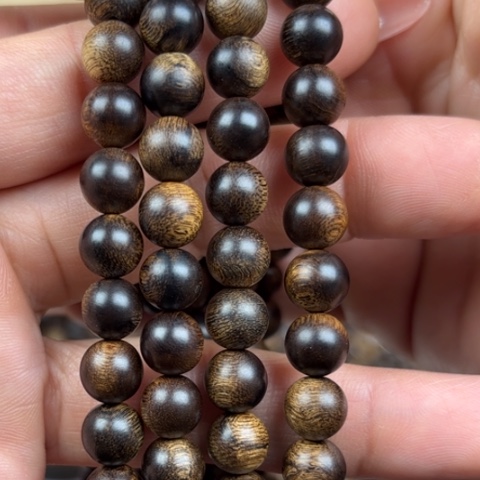 沉香手串韦*宝白棋帝王瘤疤