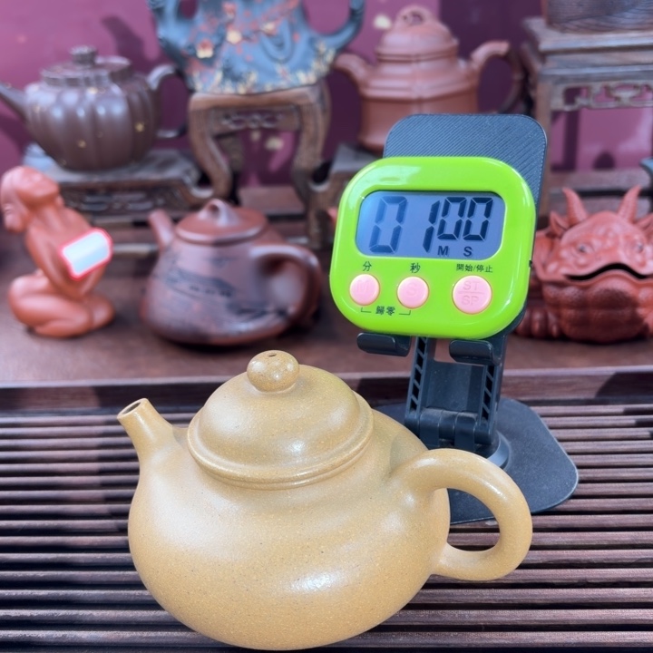 福***6紫砂茶壶宜兴原矿黄金段