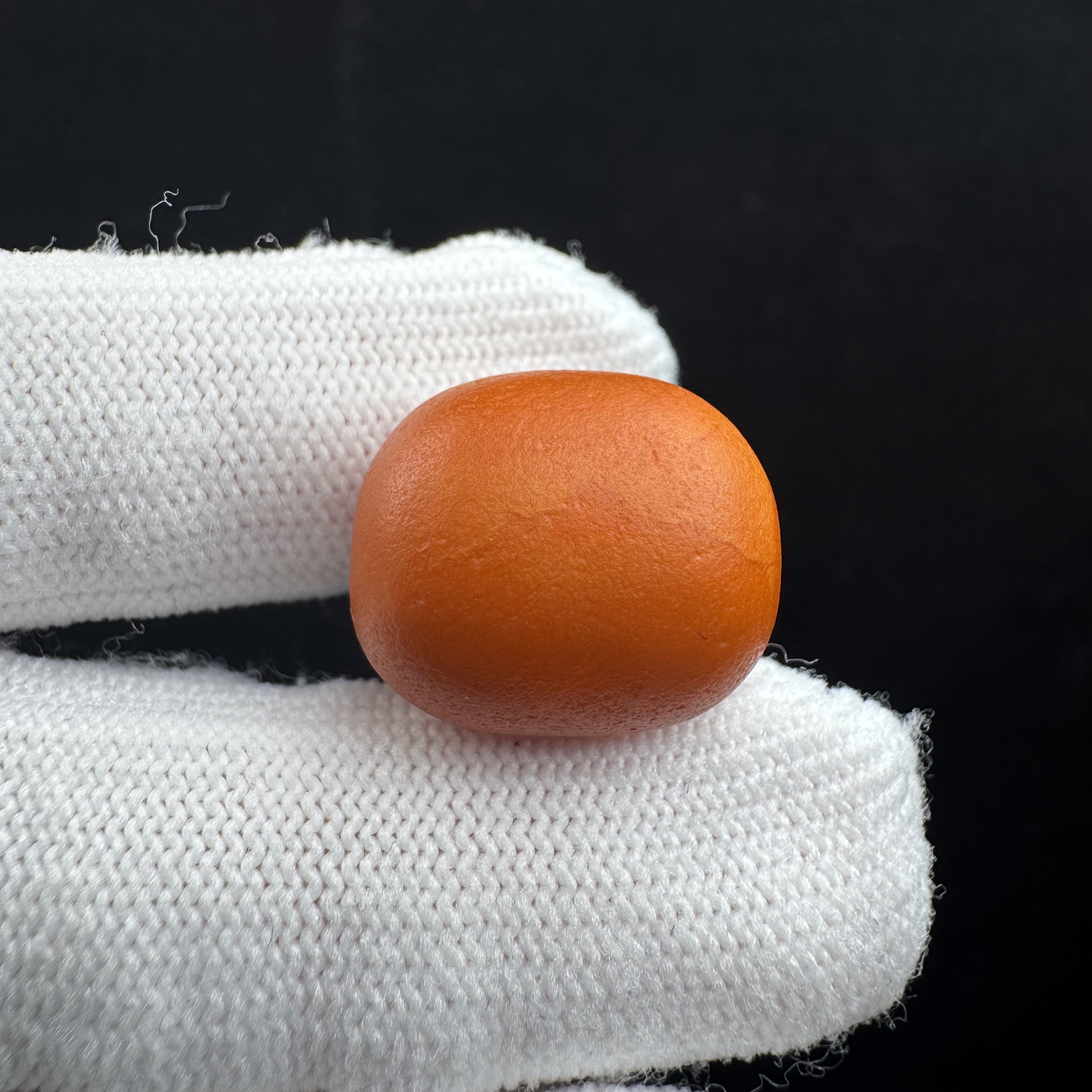 A2540天然原矿俄料蜜蜡老蜡枣珠14*17mm支持复检 假一罚四