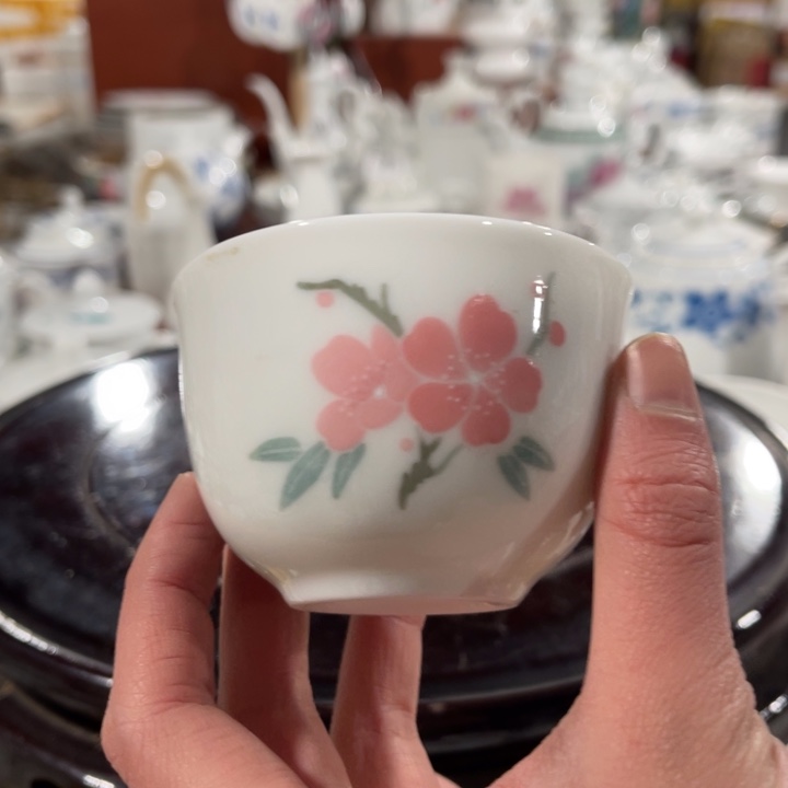 醴陵釉下高温瓷器手绘80ml