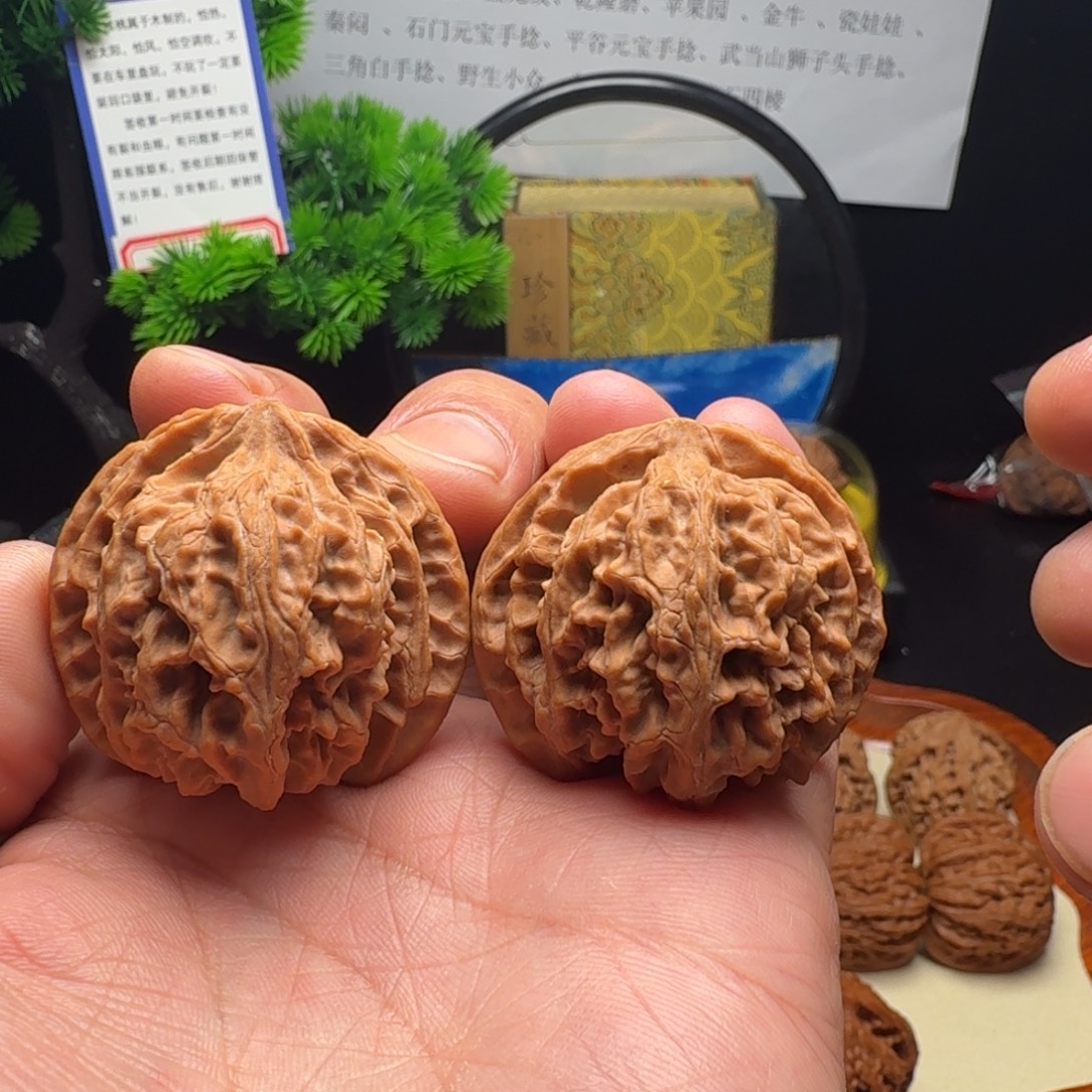 文玩核桃把件全品苹果园40