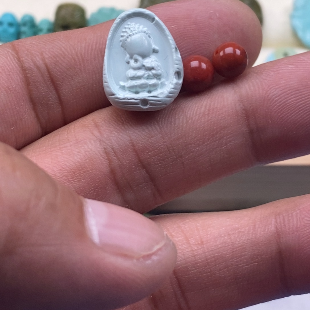 未镶嵌南红玛瑙珠宝半成品