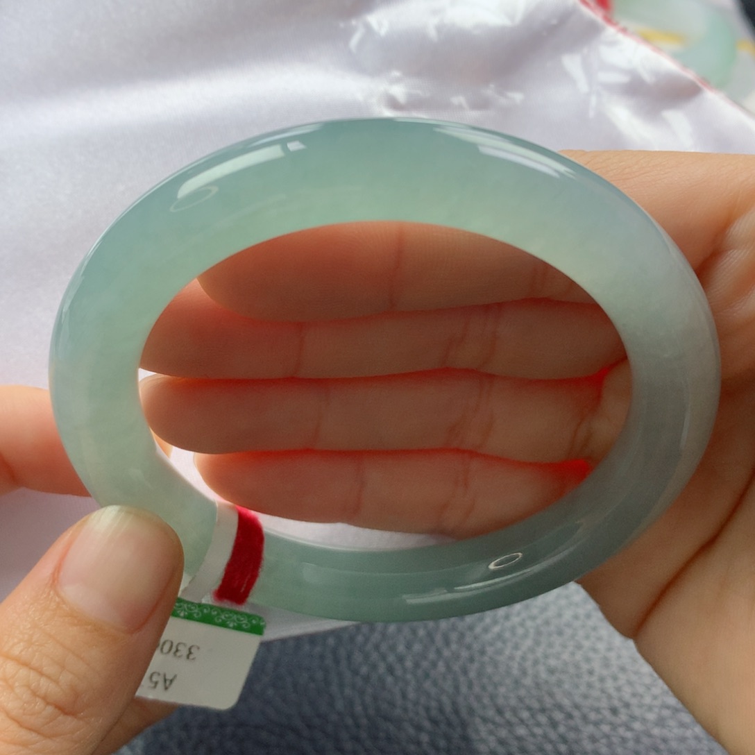 未镶嵌手镯翡翠缅甸天然翡翠A货57.2圆