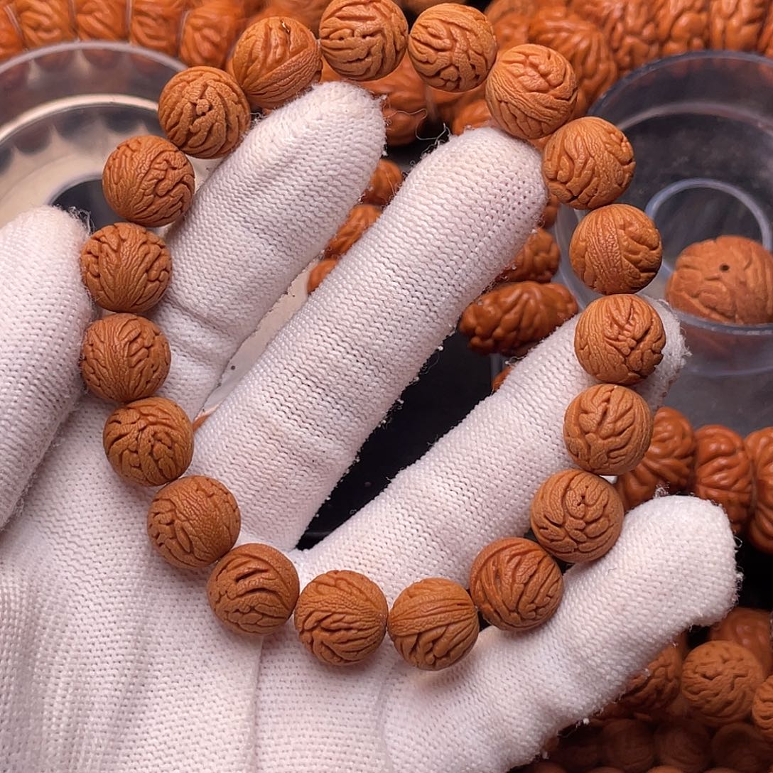 手串桃核绣球手串1.2