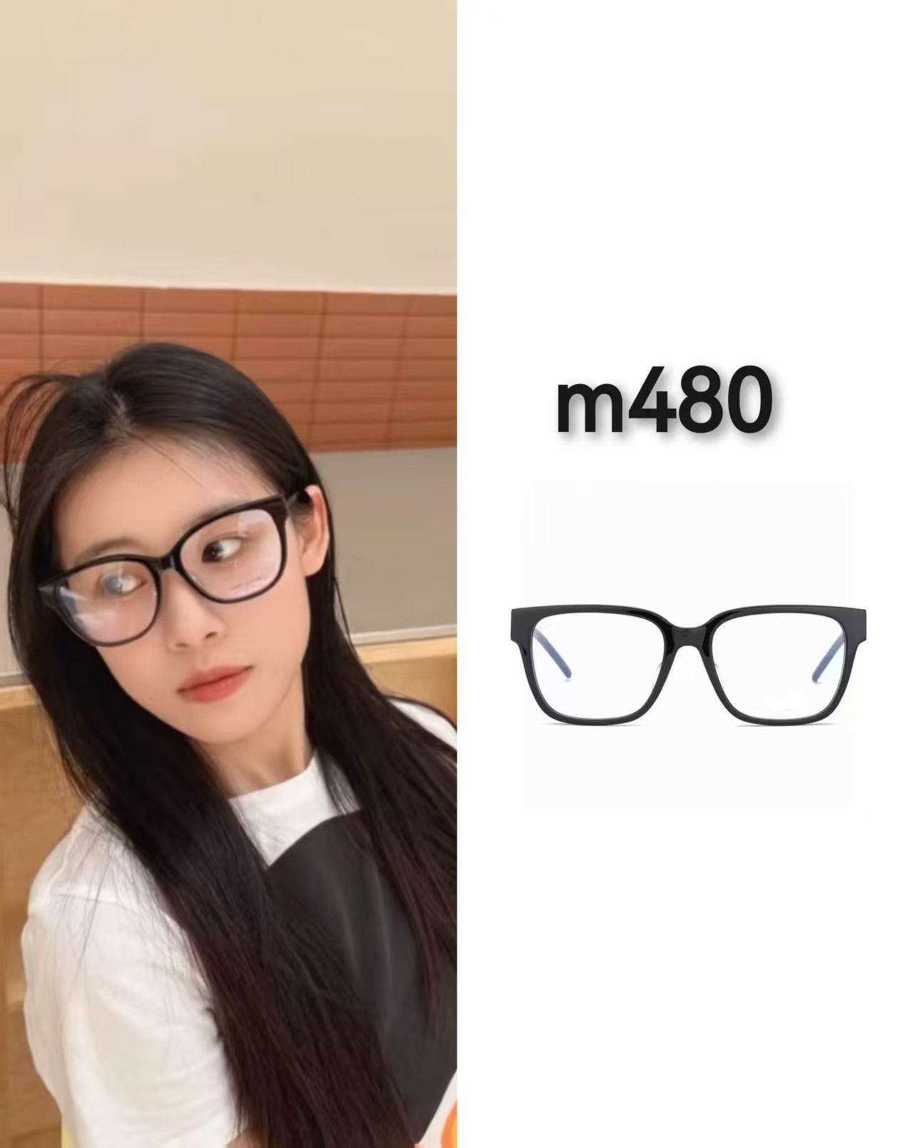 Wei贸墨M480高级手工板材原单素颜镜网红百搭街拍防紫外线个性