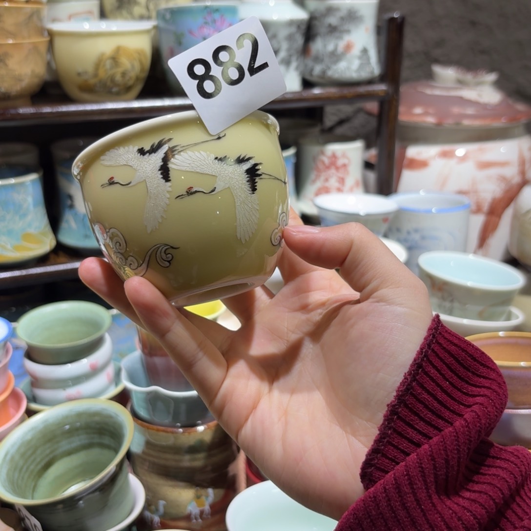 等烟雨陶瓷手作杯子882