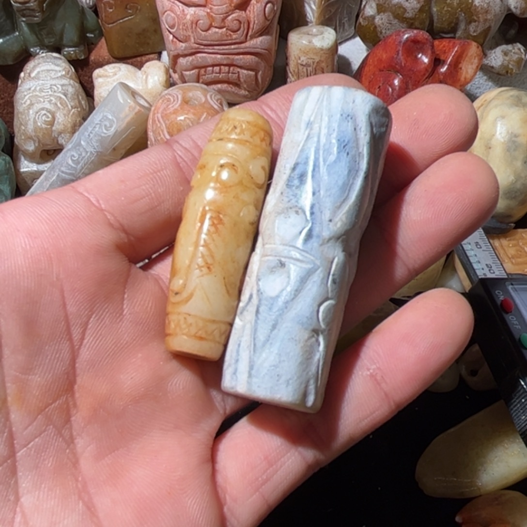 业***勤和田玉未镶嵌挂件