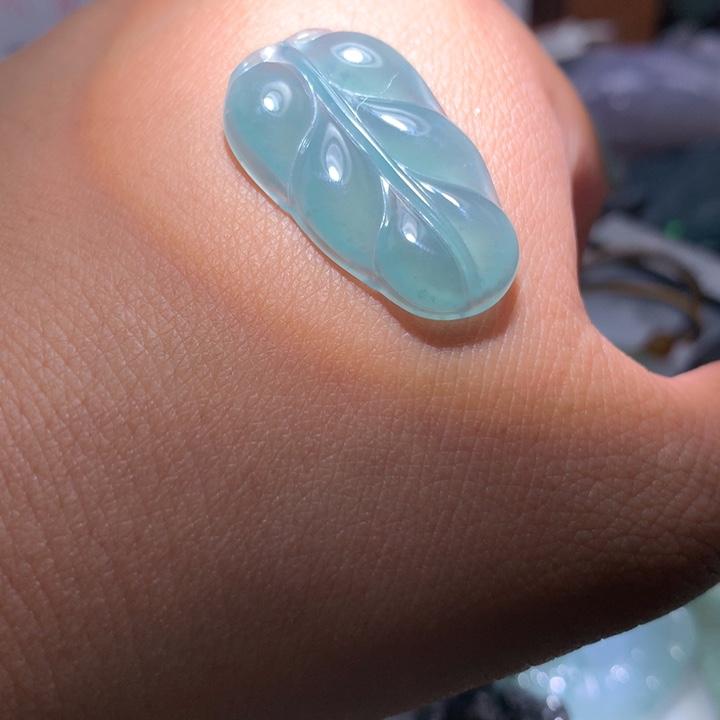 翡翠颈饰未镶嵌保真天然A货翡翠