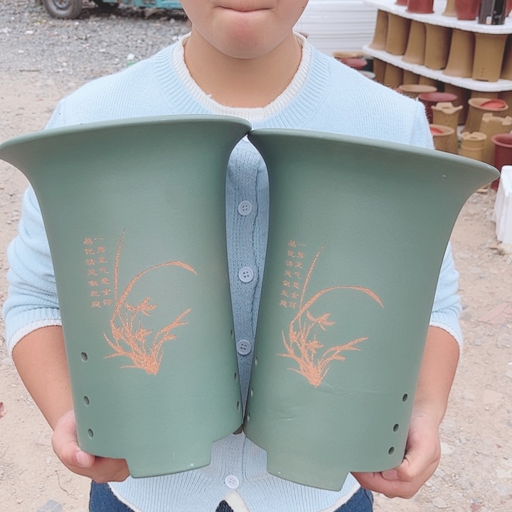 紫砂花盆宜兴紫砂精品花盆 