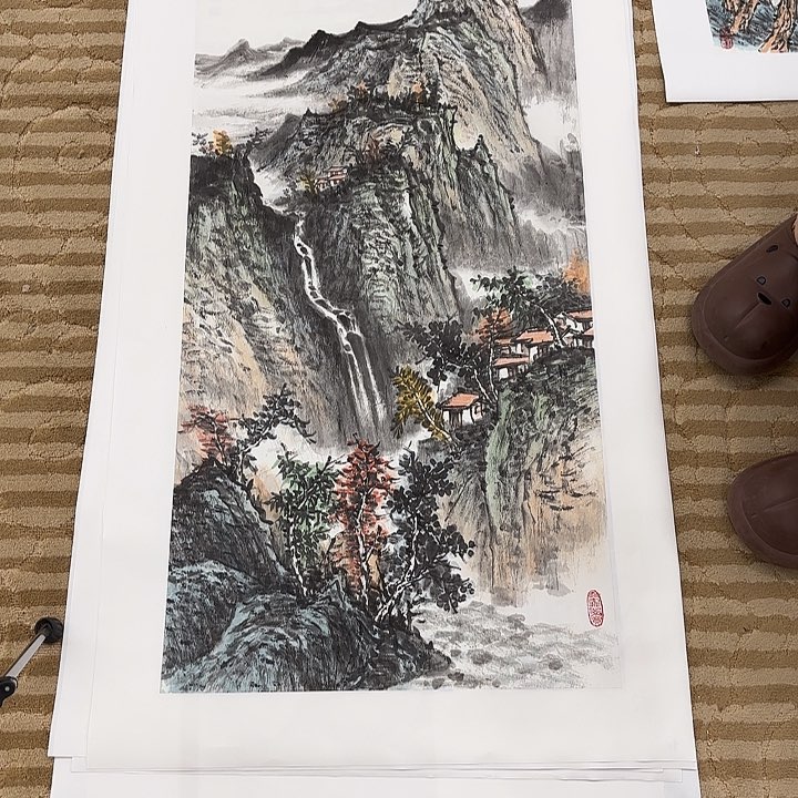 国画相**榄花鸟等多种鸟类的栖息