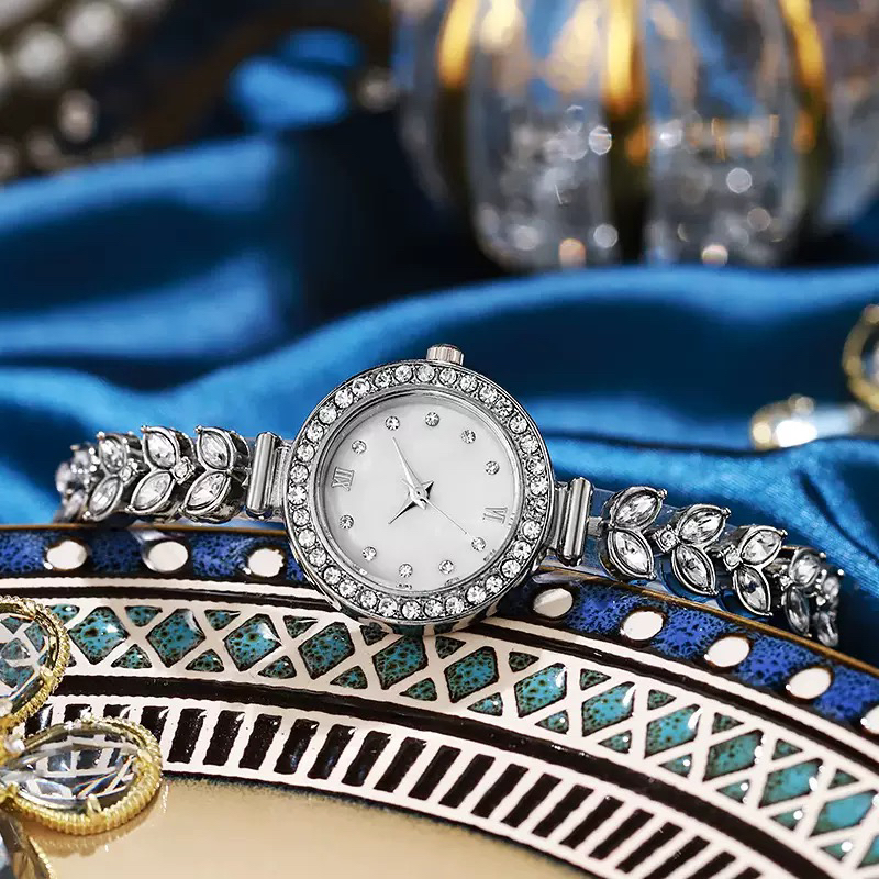 女士轻奢小众镶钻美人鱼手表送女友生日礼物FL1155